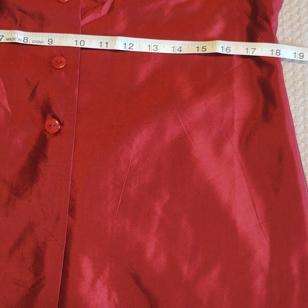 Slikland 100% Silk Women's three piece Pantsuit with beading on pants - Picture 8 of 15